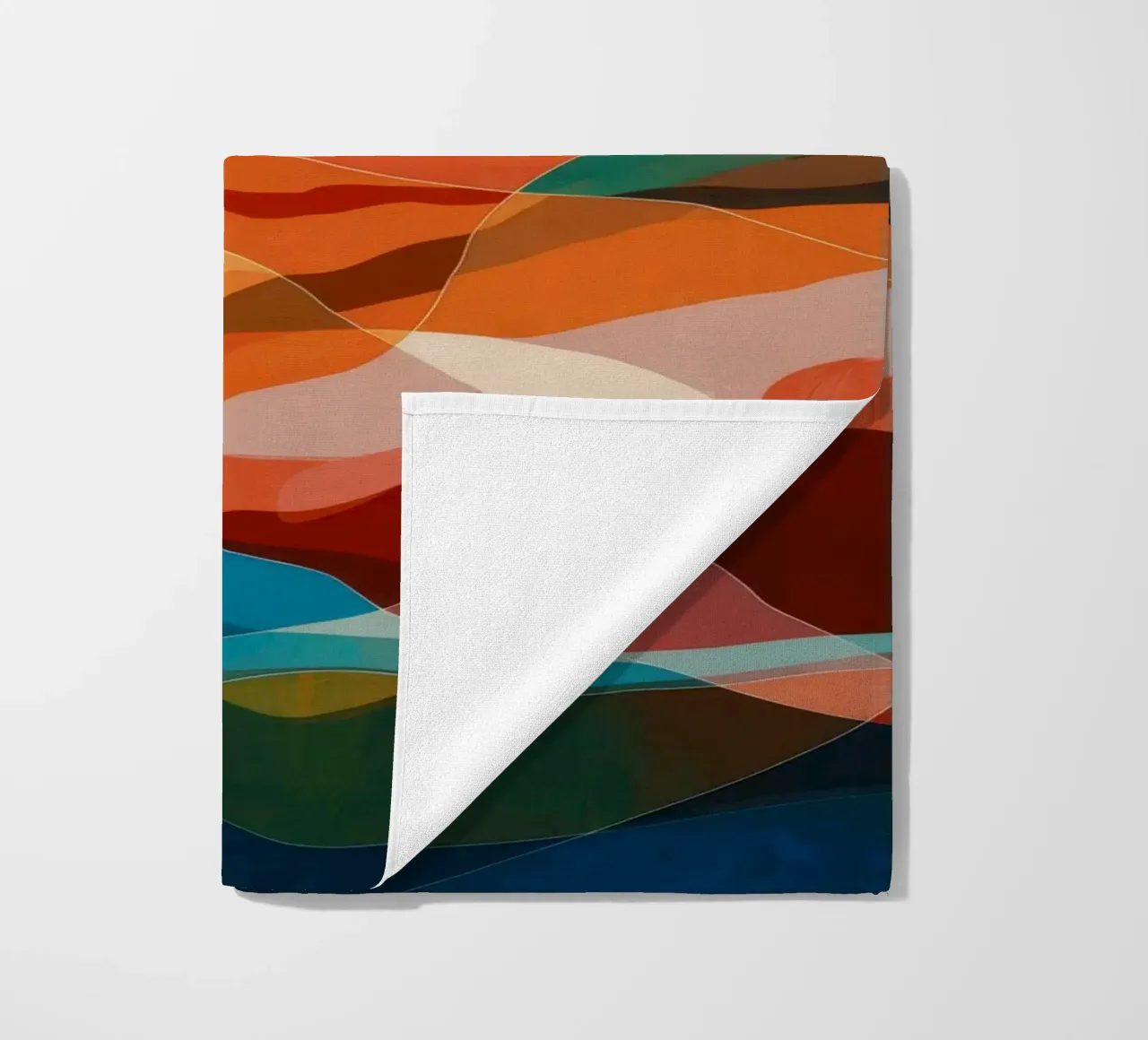 Eco di montagna al tramonto telo mare da Arcane Shade