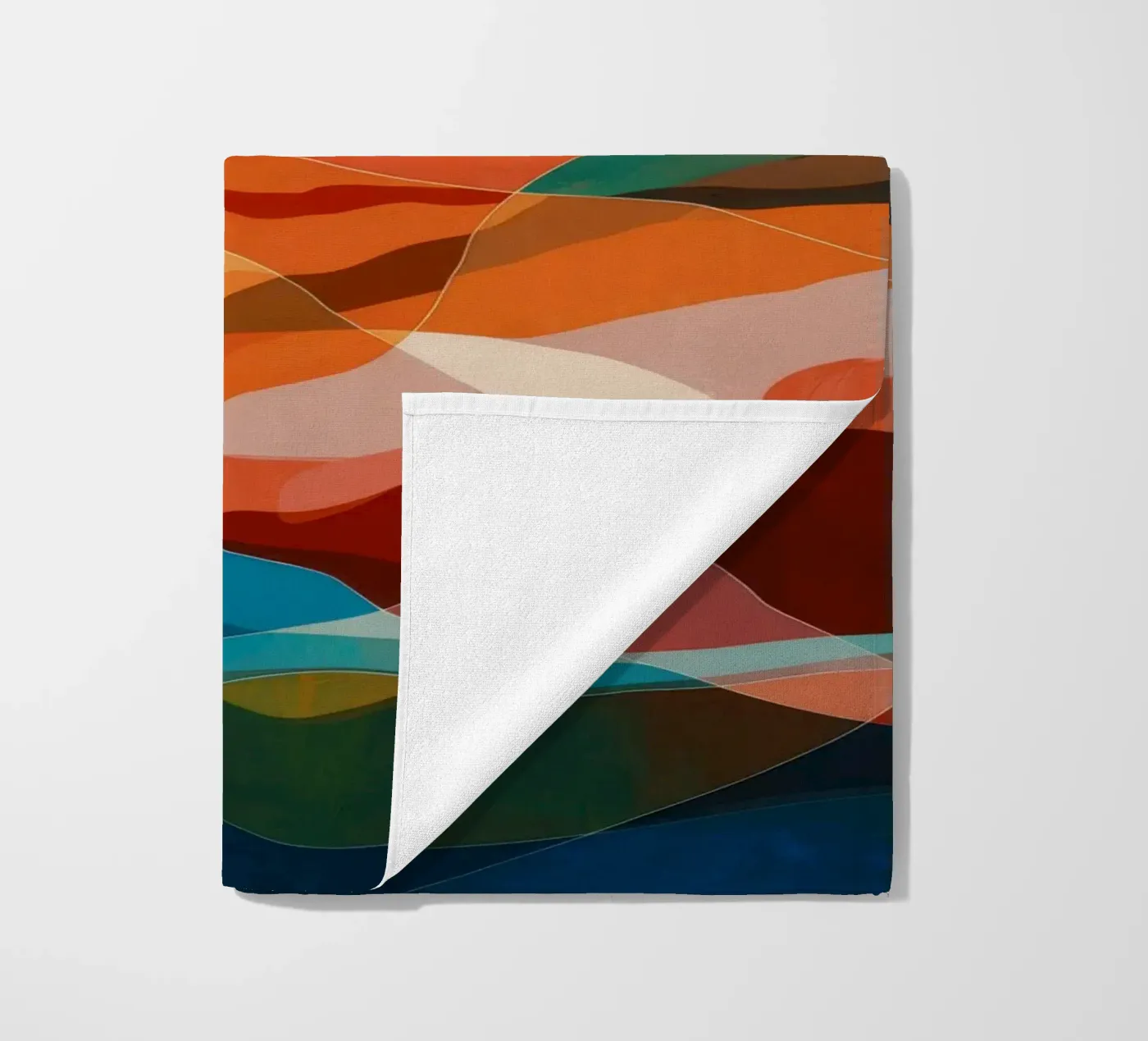 Mountain Echo Sunset Strandtuch von Arcane Shade
