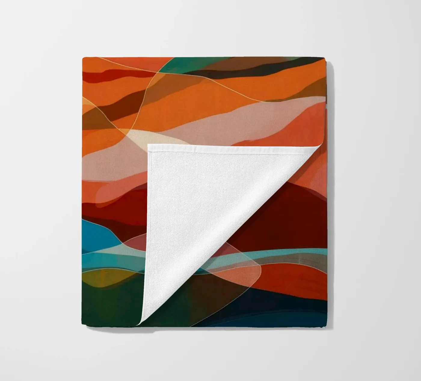 Mountain Echo Sunset Strandtuch von Arcane Shade
