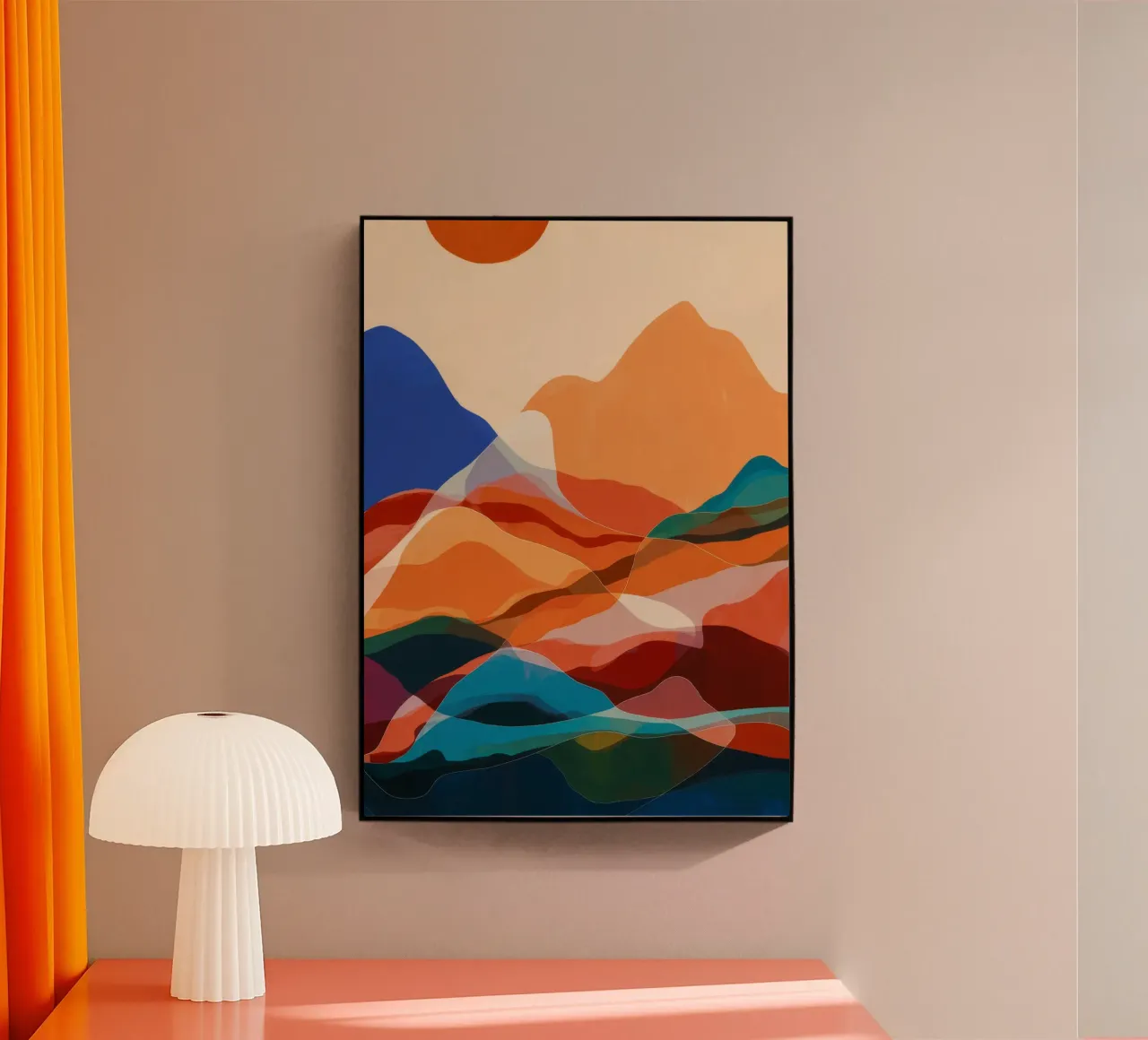 Mountain Echo Sunset plexiglass da Arcane Shade