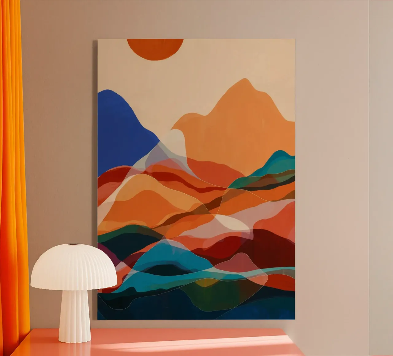 Mountain Echo Sunset plexiglass da Arcane Shade