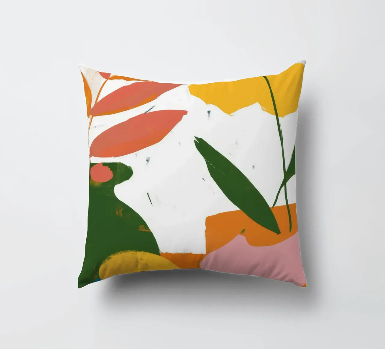 Lemon Vase Joy decorative cushion by Arcane Shade