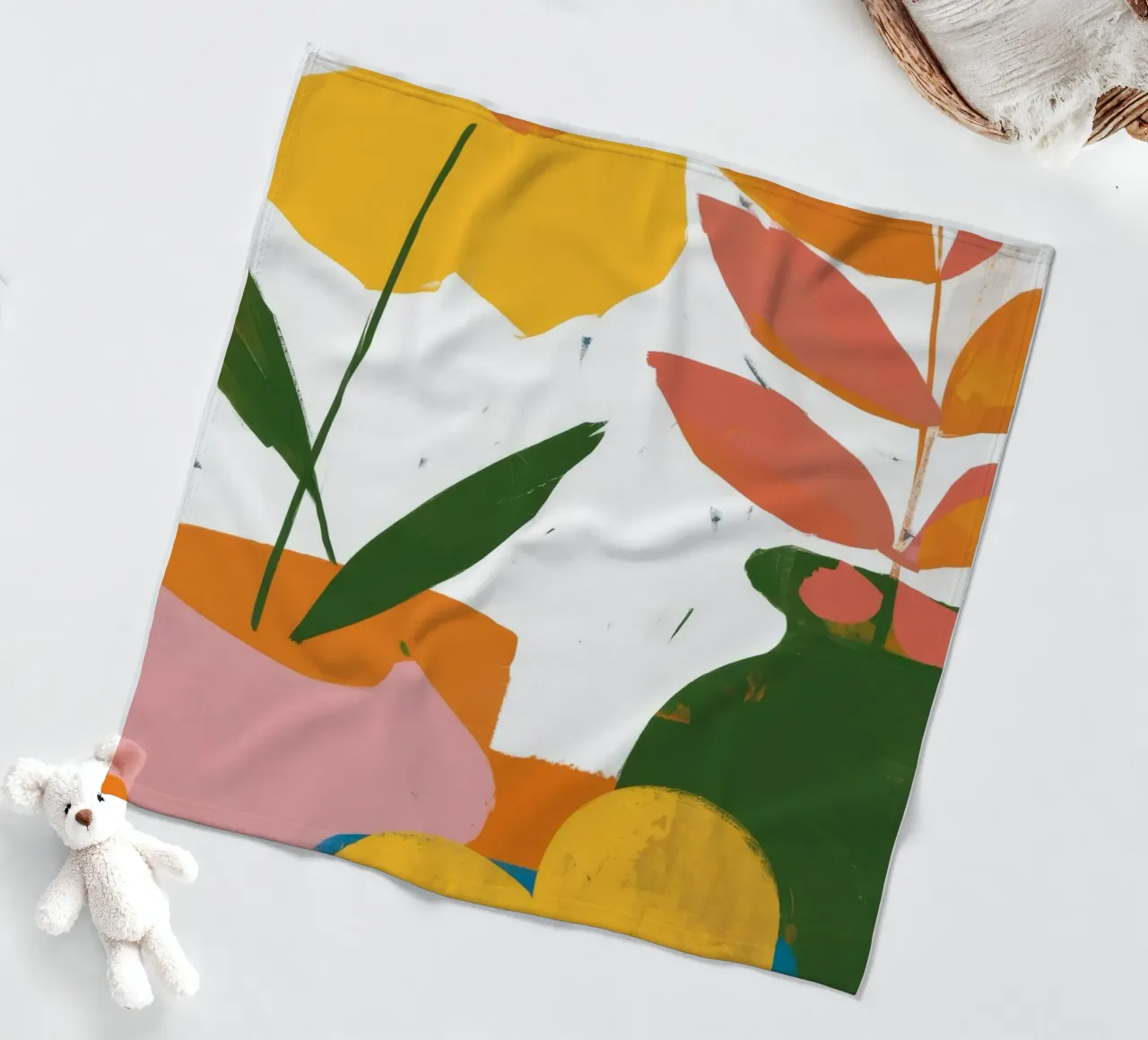 Zitrone Vase Freude Fleecedecke von Arcane Shade