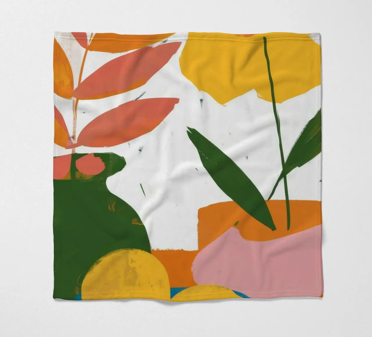 Zitrone Vase Freude Fleecedecke von Arcane Shade