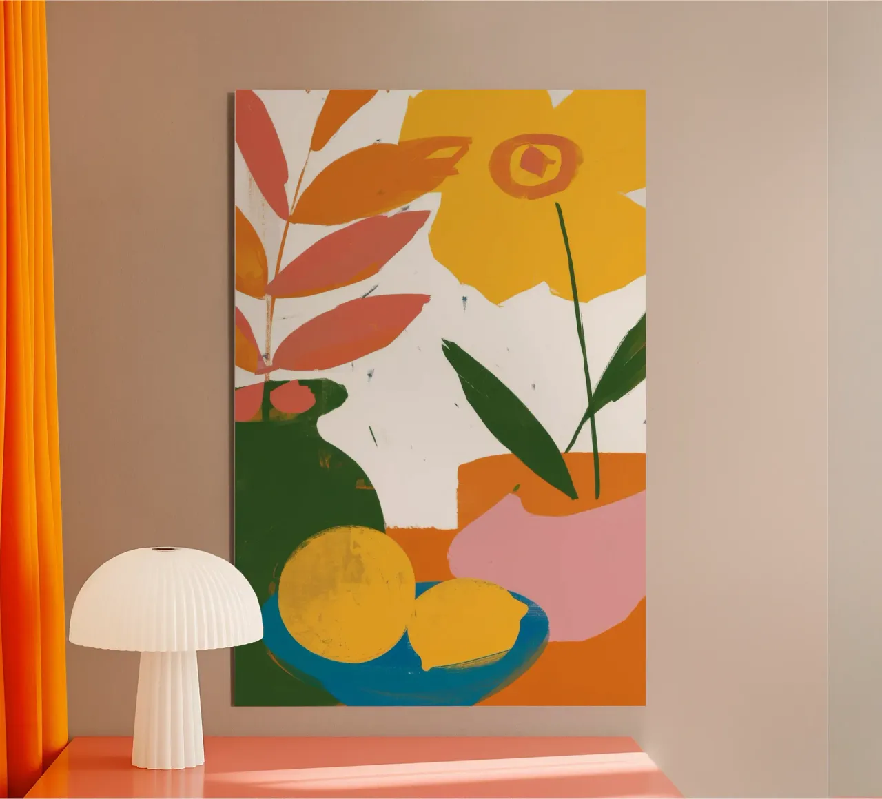 Lemon Vase Joy alu-dibond by Arcane Shade