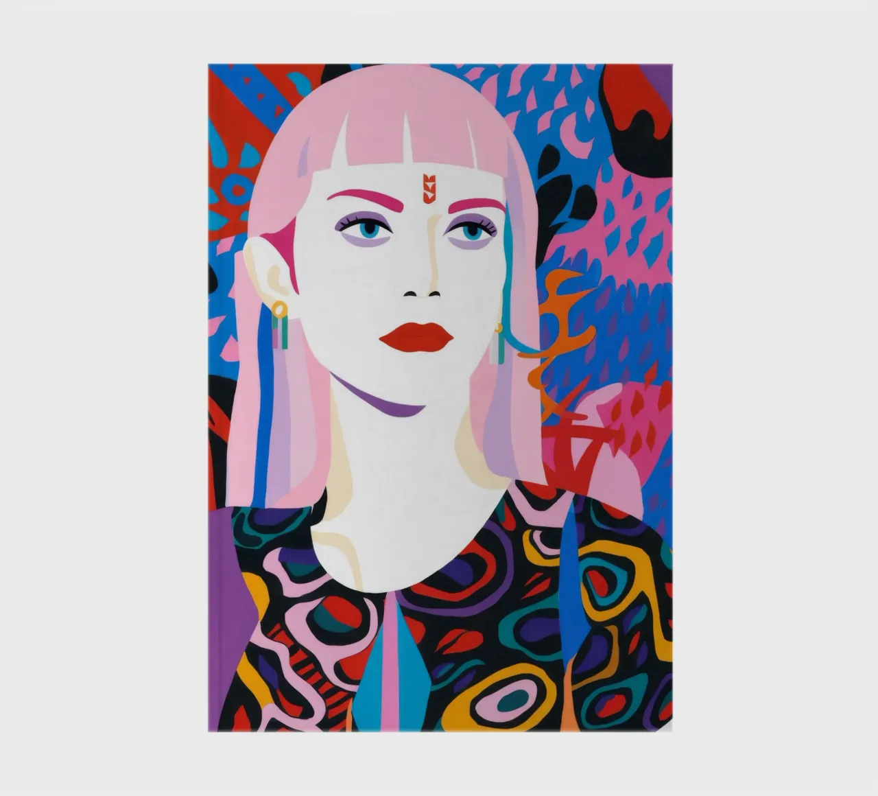 Sacred Gaze Neon notebook by Arcane Shade