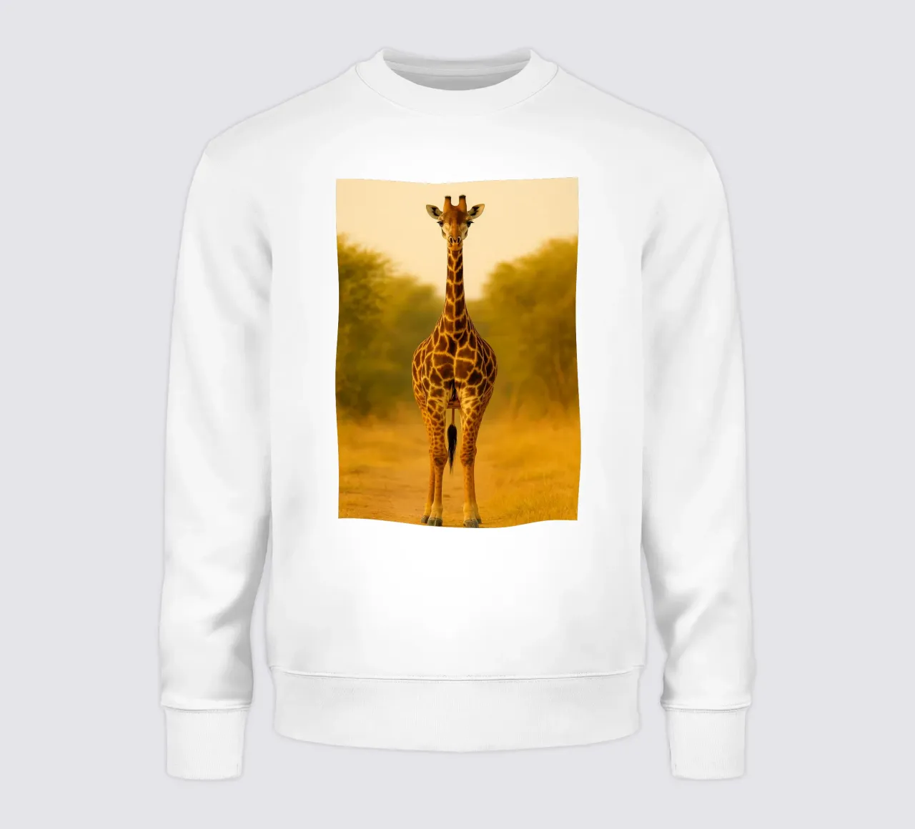Giraffa nella foresta felpa da kukupuu