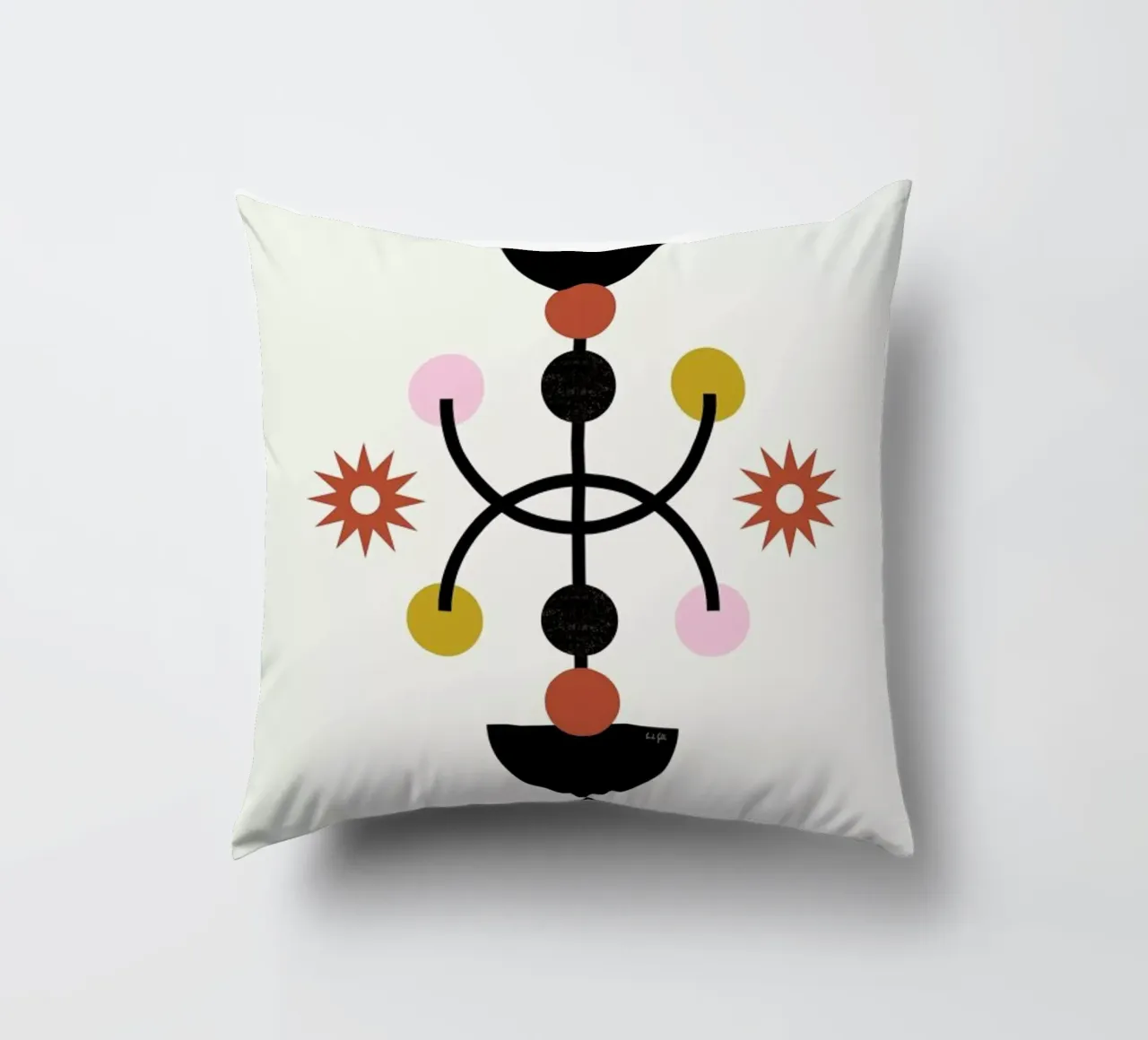 Shapes On Shapes cuscino da Linda Gobeta
