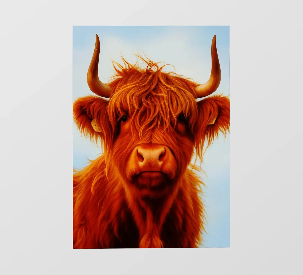 Faccia di mucca Highland telo in pvc da kukupuu