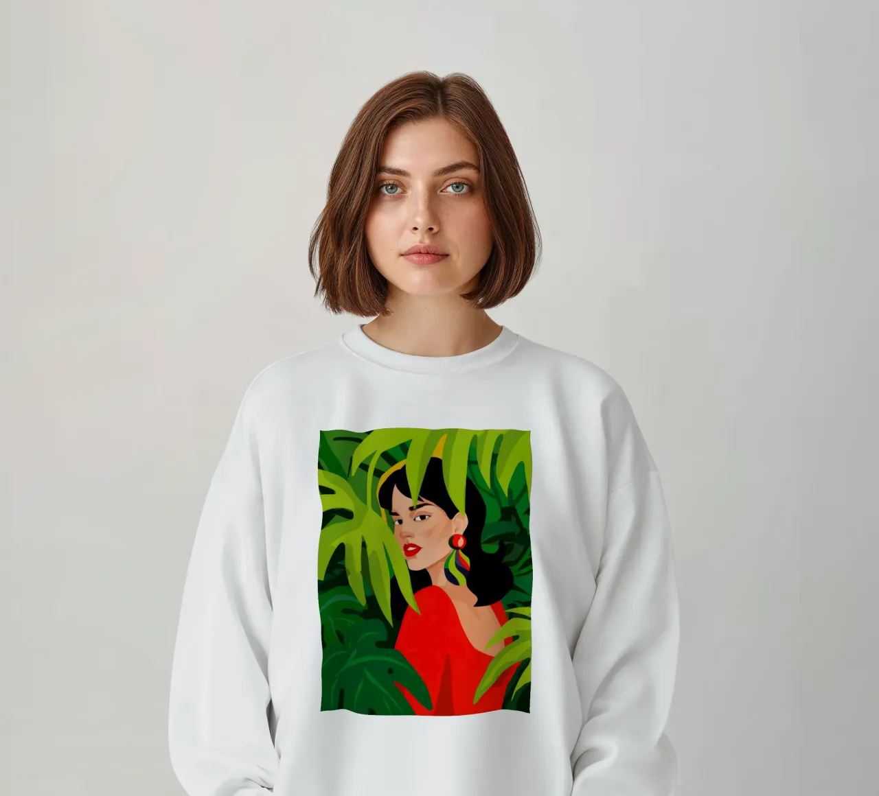 Versteckt in Grün Sweatshirt von Arcane Shade