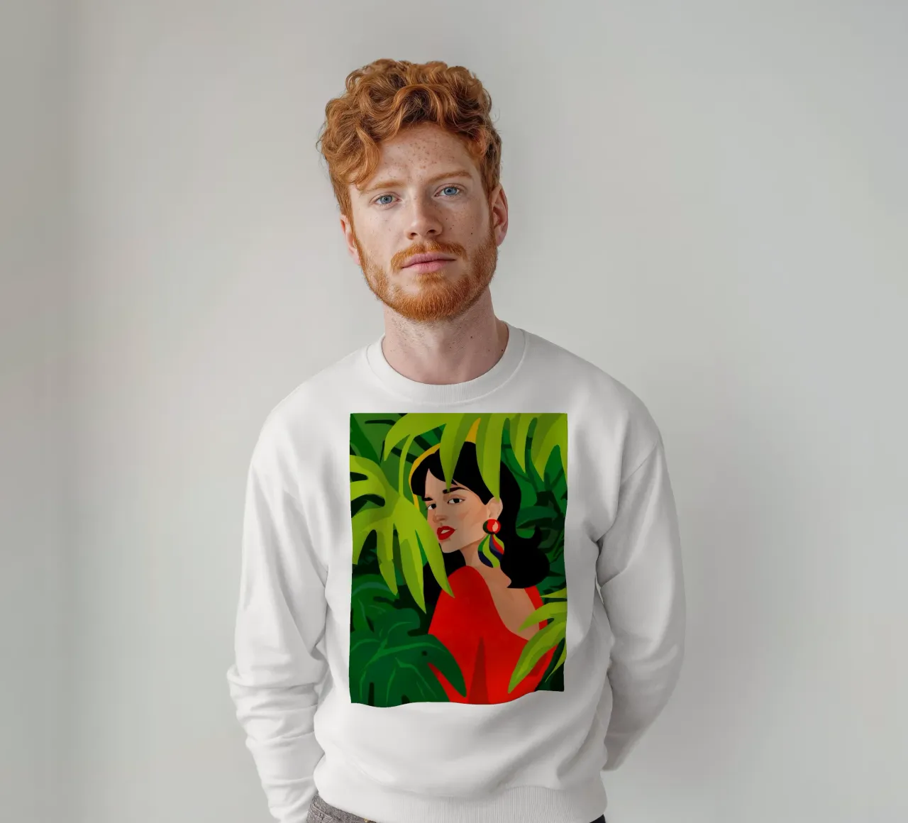 Versteckt in Grün Sweatshirt von Arcane Shade