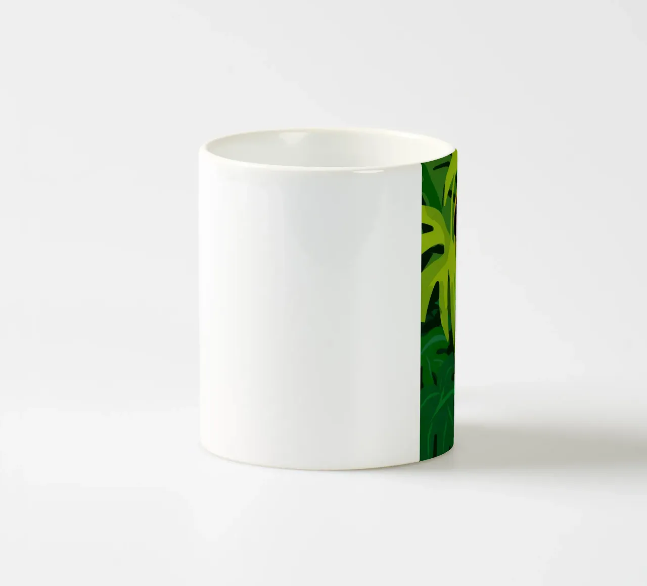 Caché dans le vert mug en céramique de Arcane Shade
