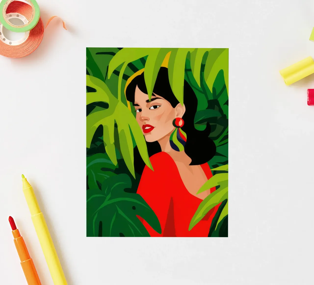 Caché dans le vert autocollant de Arcane Shade