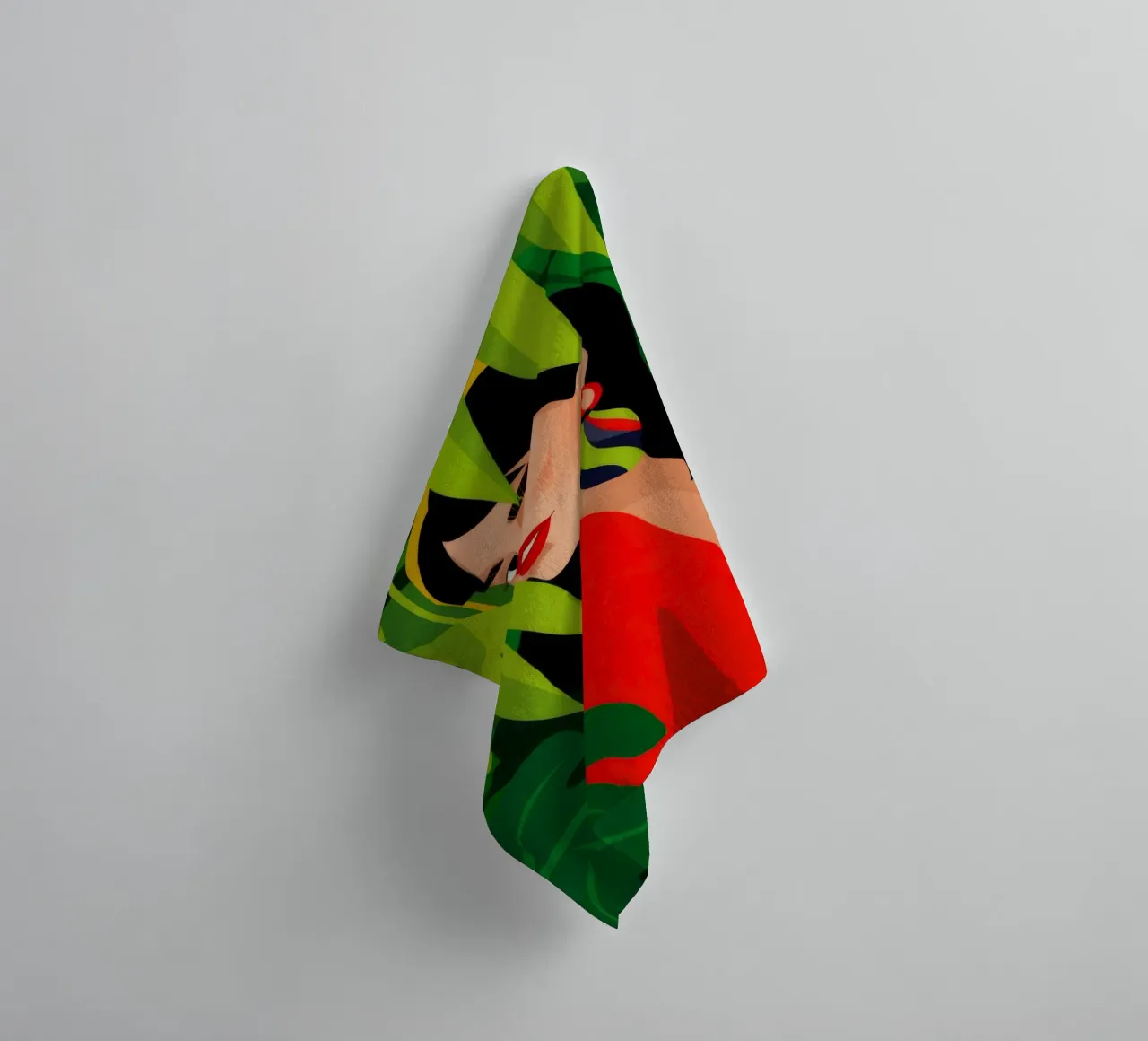 Caché dans le vert serviette de bain de Arcane Shade