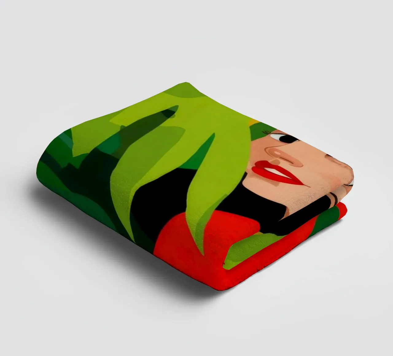 Caché dans le vert serviette de bain de Arcane Shade