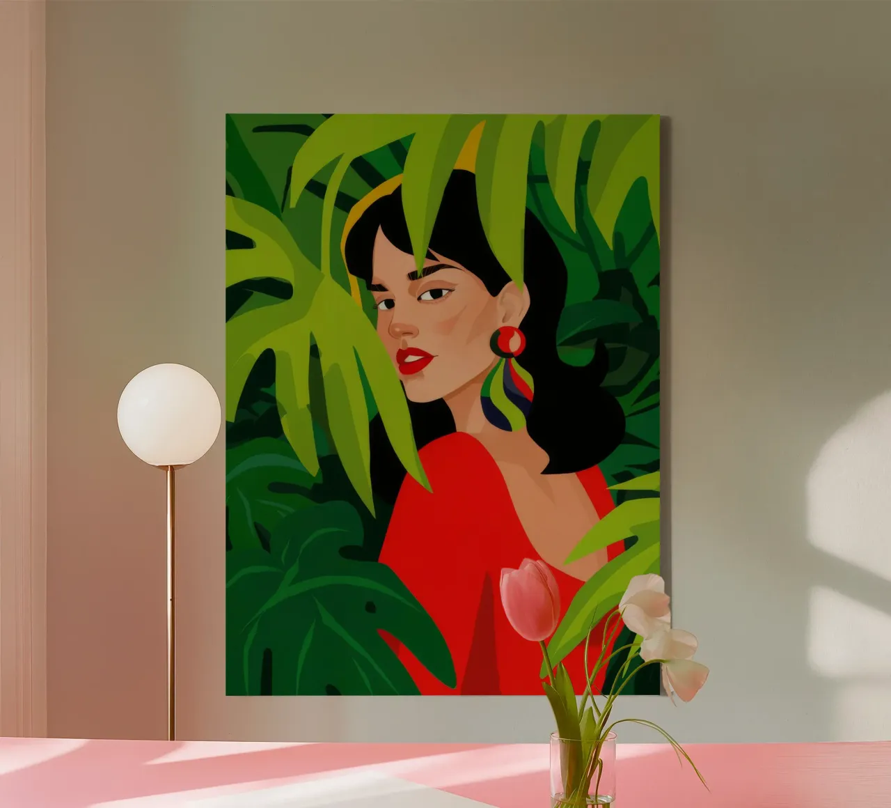 Caché dans le vert toile avec Caisse américaine de Arcane Shade