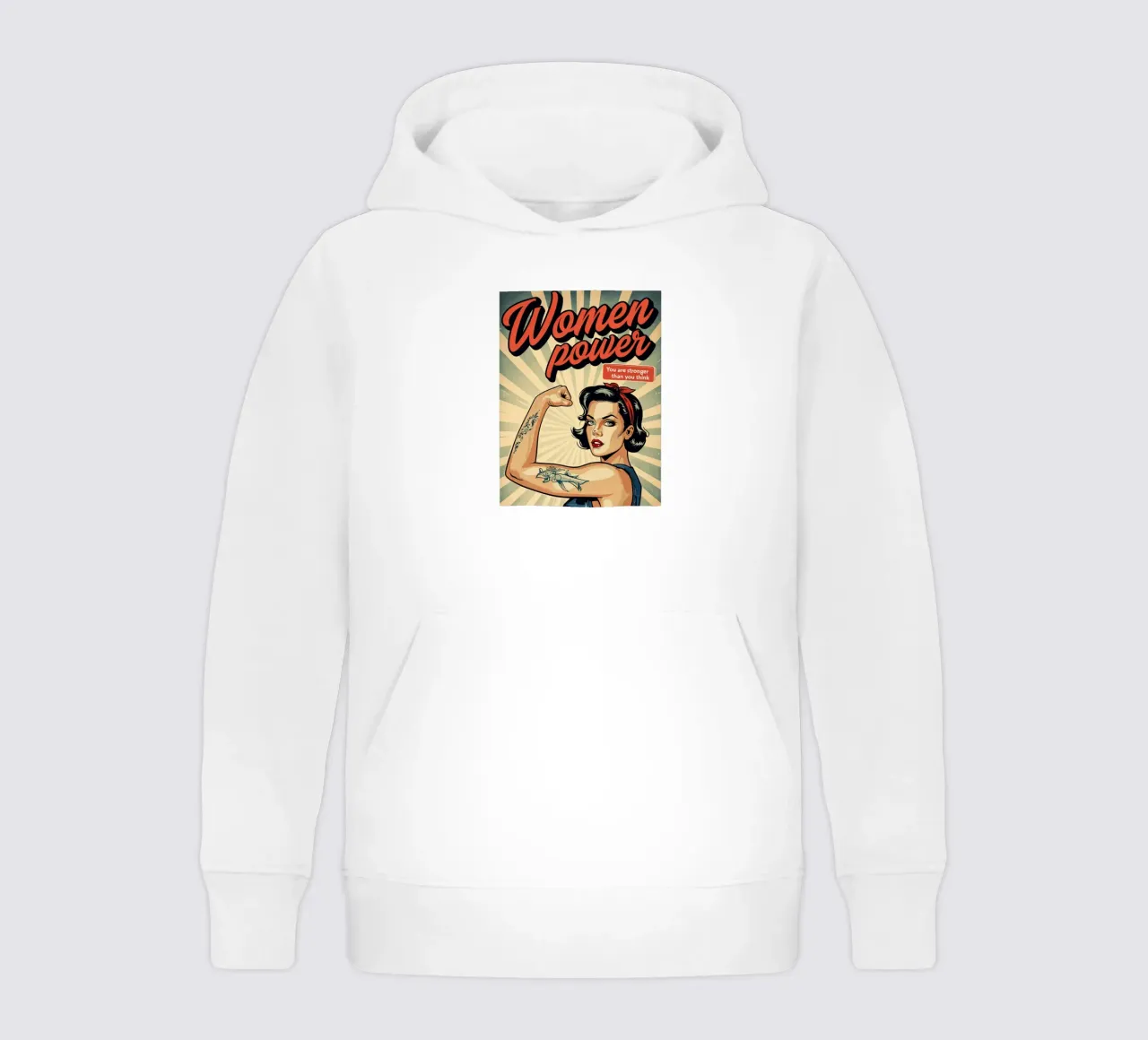Feminine Power kids hoodie by 🥝 KIWI STORE