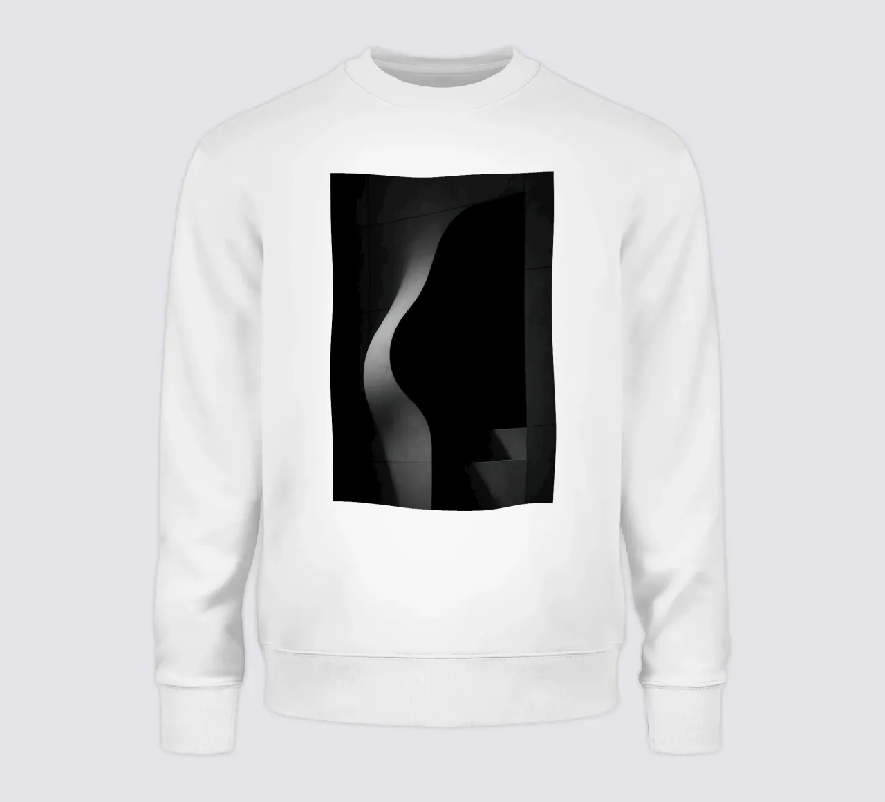 Carnal architecture in Paris - Shadows in tension sweatshirt by Black & White
