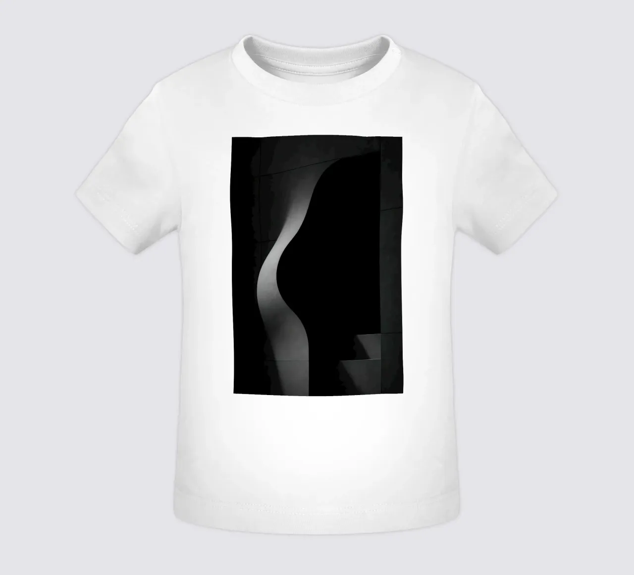 Architecture charnelle à Paris – Ombres en tension t-shirt pour bébé de Black & White