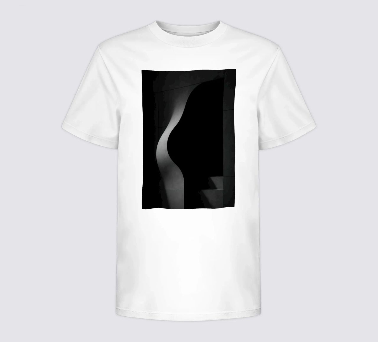 Vleselijke architectuur in Parijs - Schaduwen in spanning kinder t-shirt van Black & White