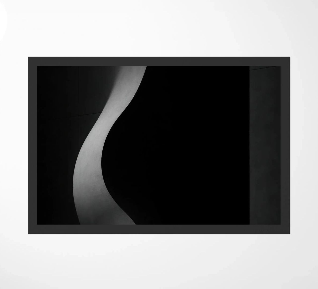 Vleselijke architectuur in Parijs - Schaduwen in spanning deurmat van Black & White