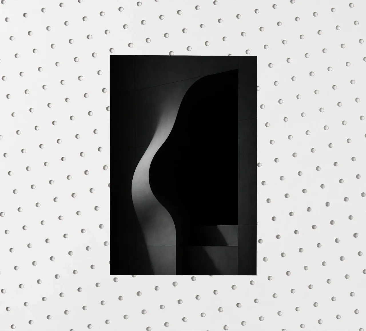 Vleselijke architectuur in Parijs - Schaduwen in spanning sticker van Black & White