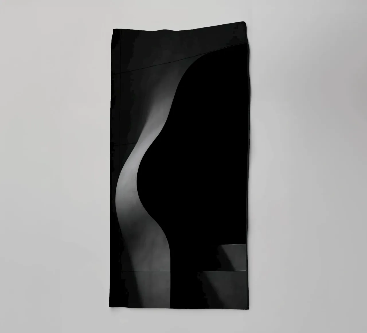 Fleischliche Architektur in Paris - Schatten in Spannung Handtuch von Black & White
