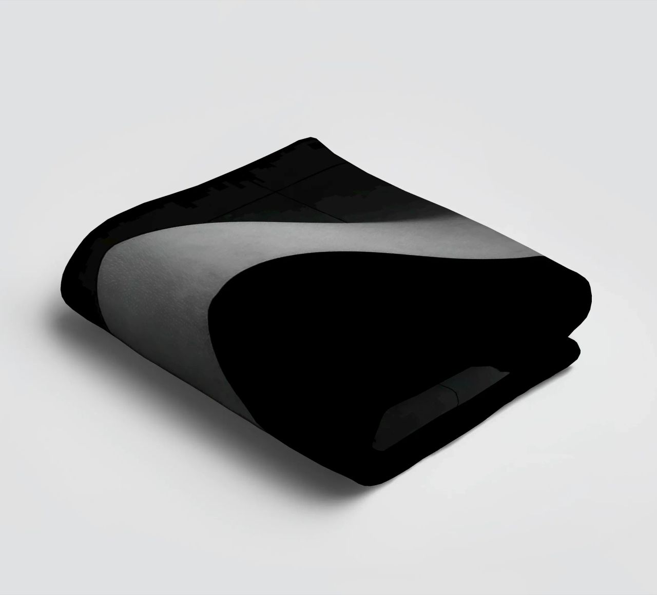 Vleselijke architectuur in Parijs - Schaduwen in spanning badhanddoek van Black & White