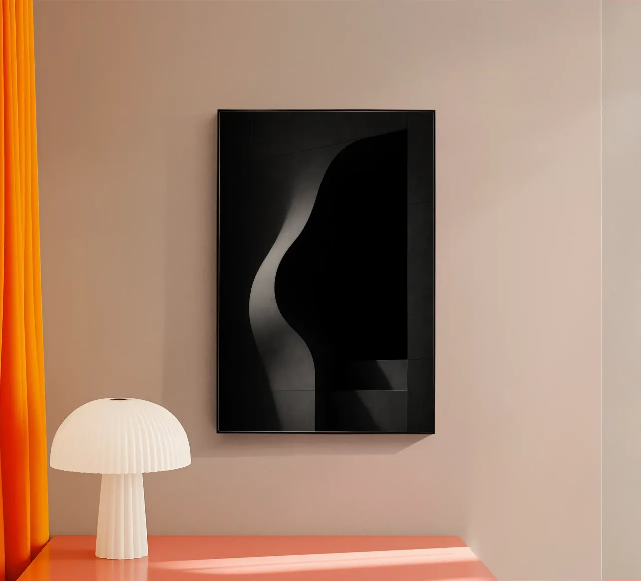 Vleselijke architectuur in Parijs - Schaduwen in spanning acryl van Black & White