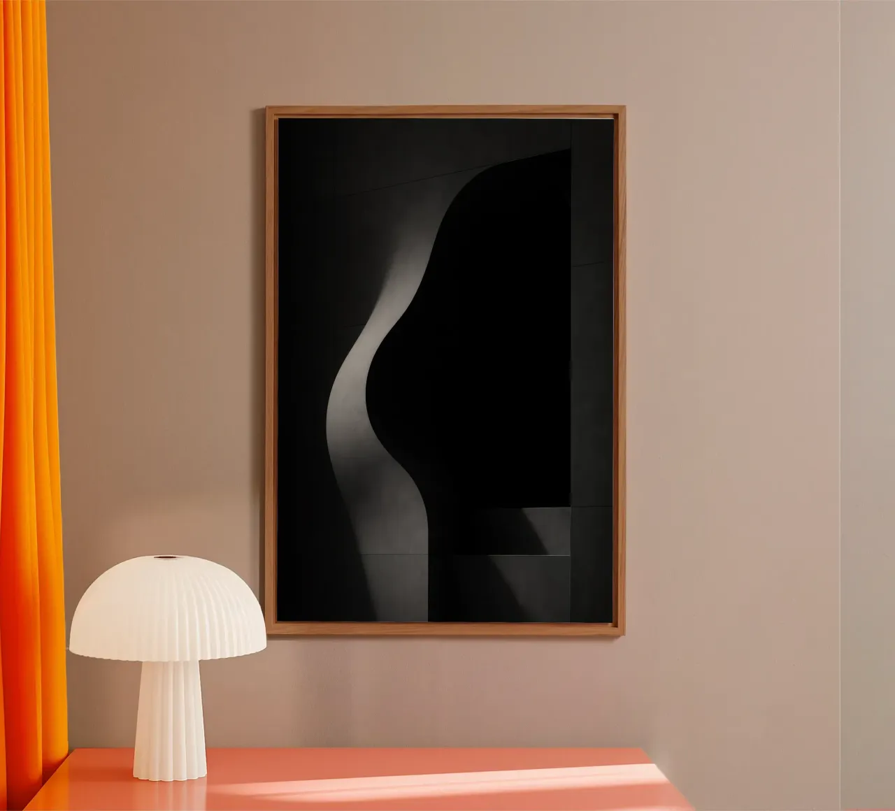 Vleselijke architectuur in Parijs - Schaduwen in spanning aluminium-dibond van Black & White