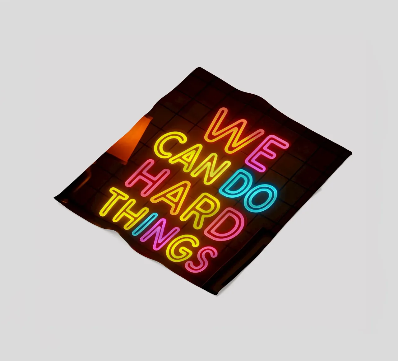 We can do difficult things fleece blanket by 🥝 KIWI STORE