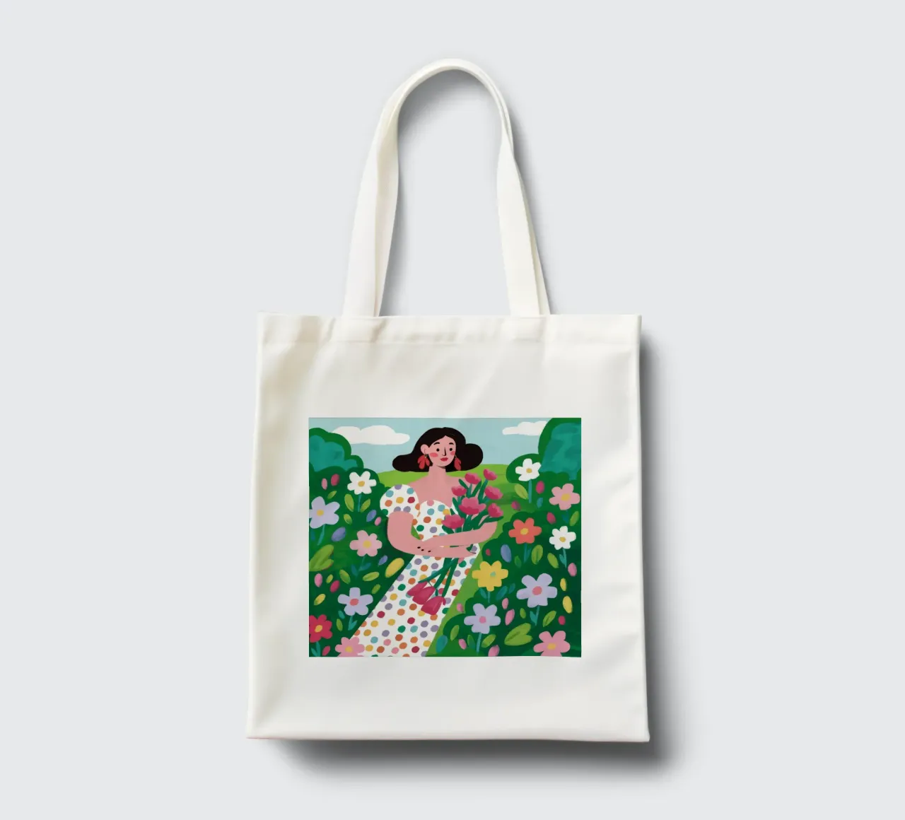 Spring Field Walk tote bag by Arcane Shade