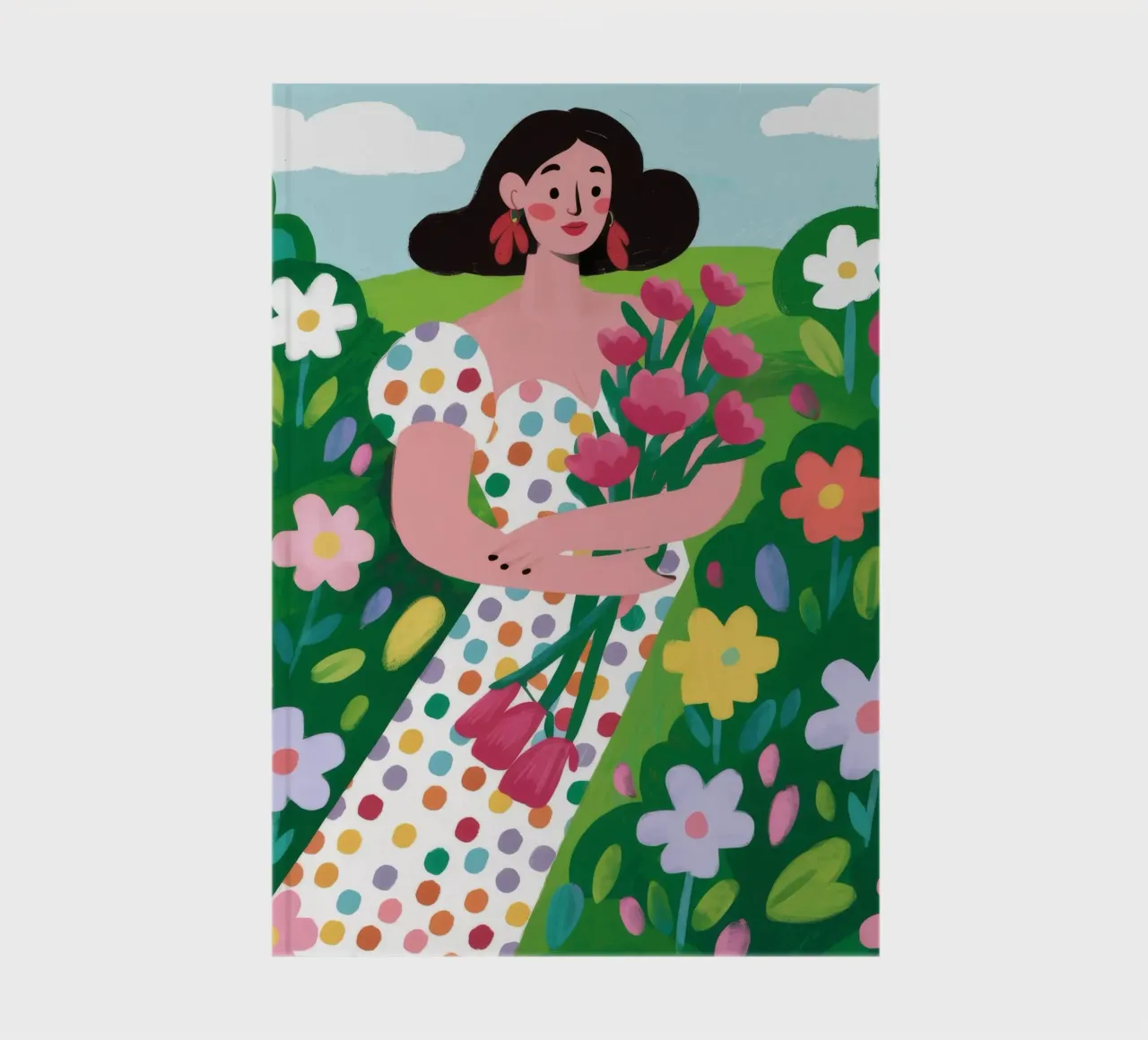 Spring Field Walk notebook by Arcane Shade