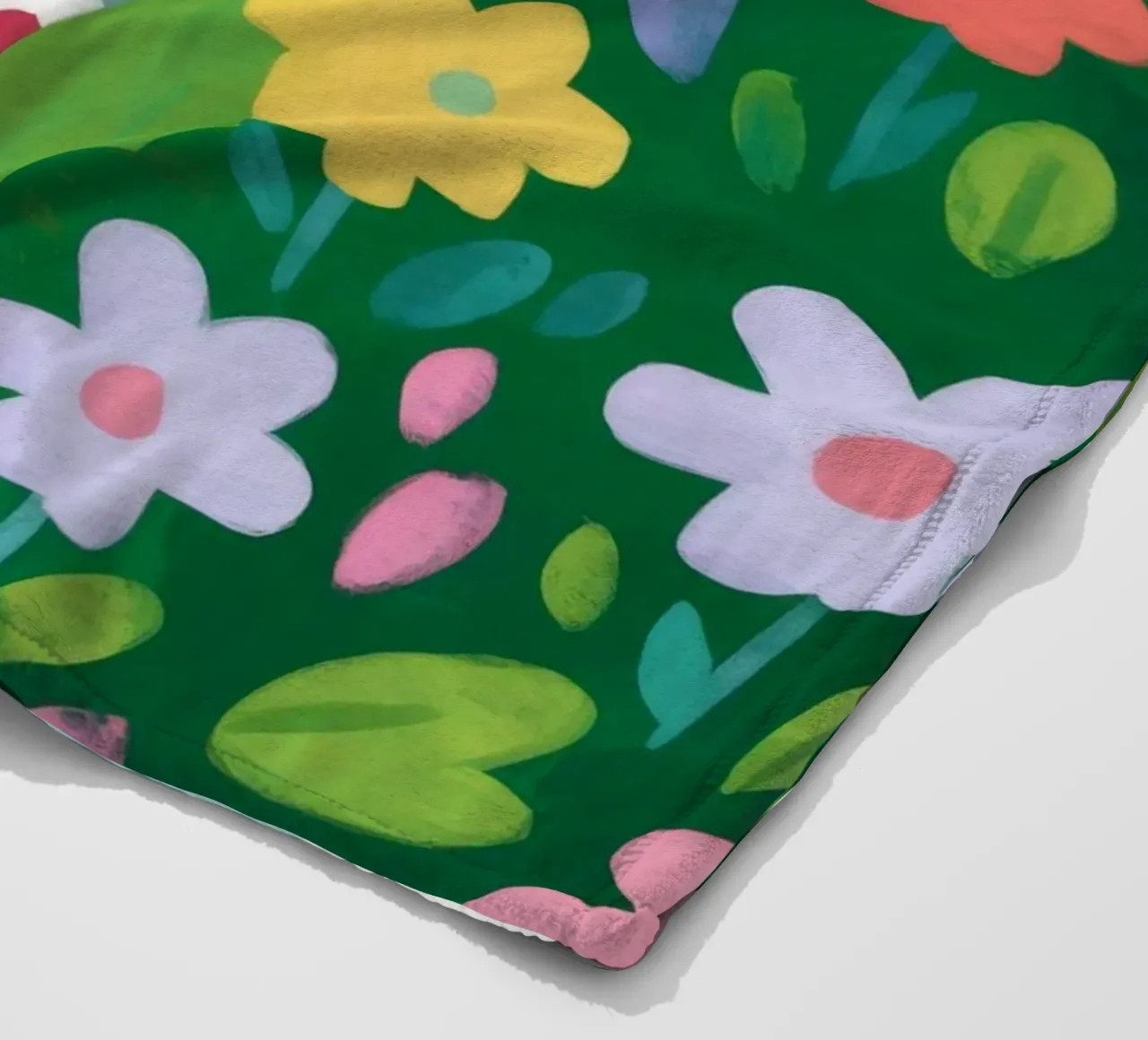 Spring Field Walk fleece blanket by Arcane Shade