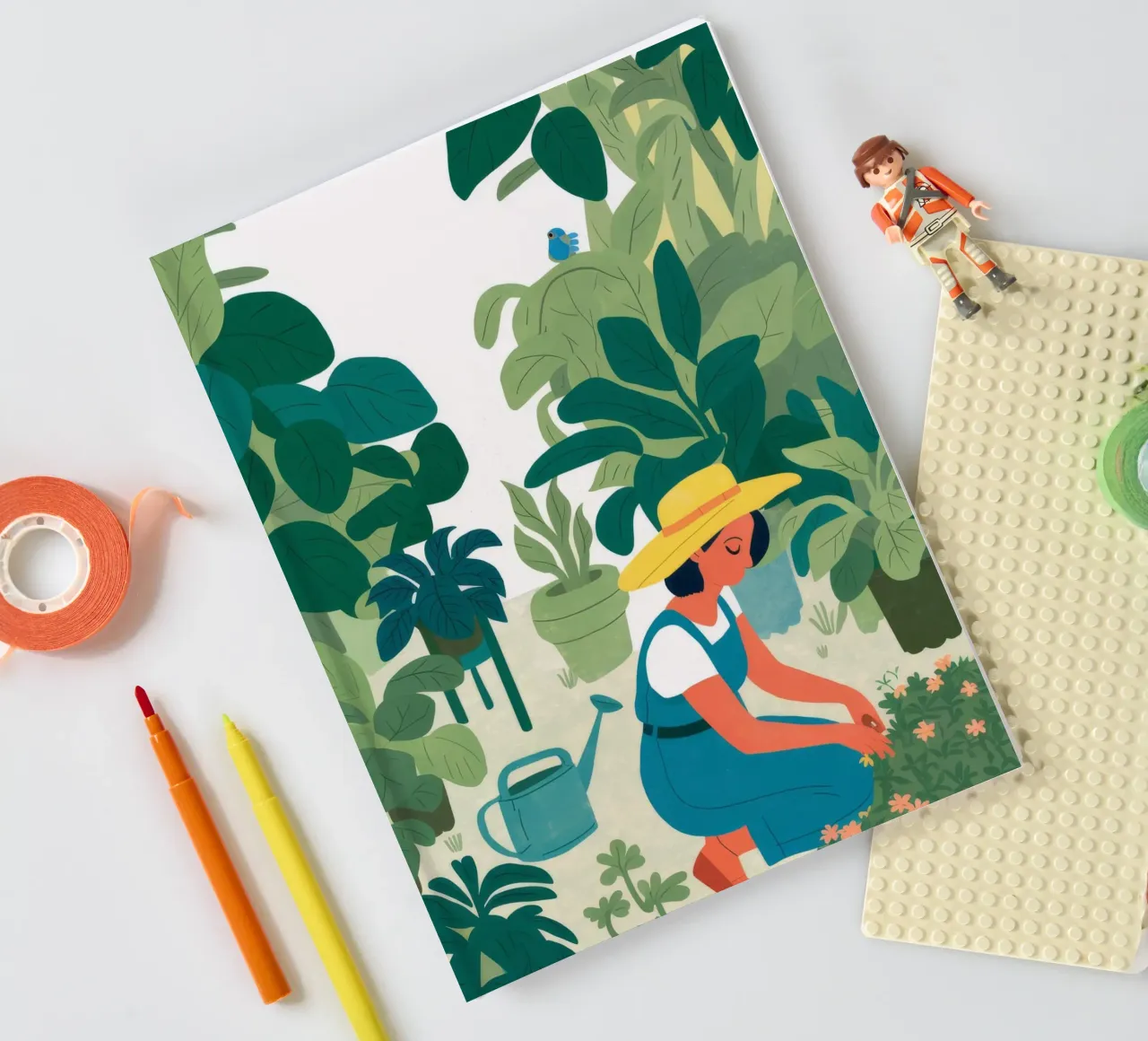 Garden Time Calm notebook by Arcane Shade