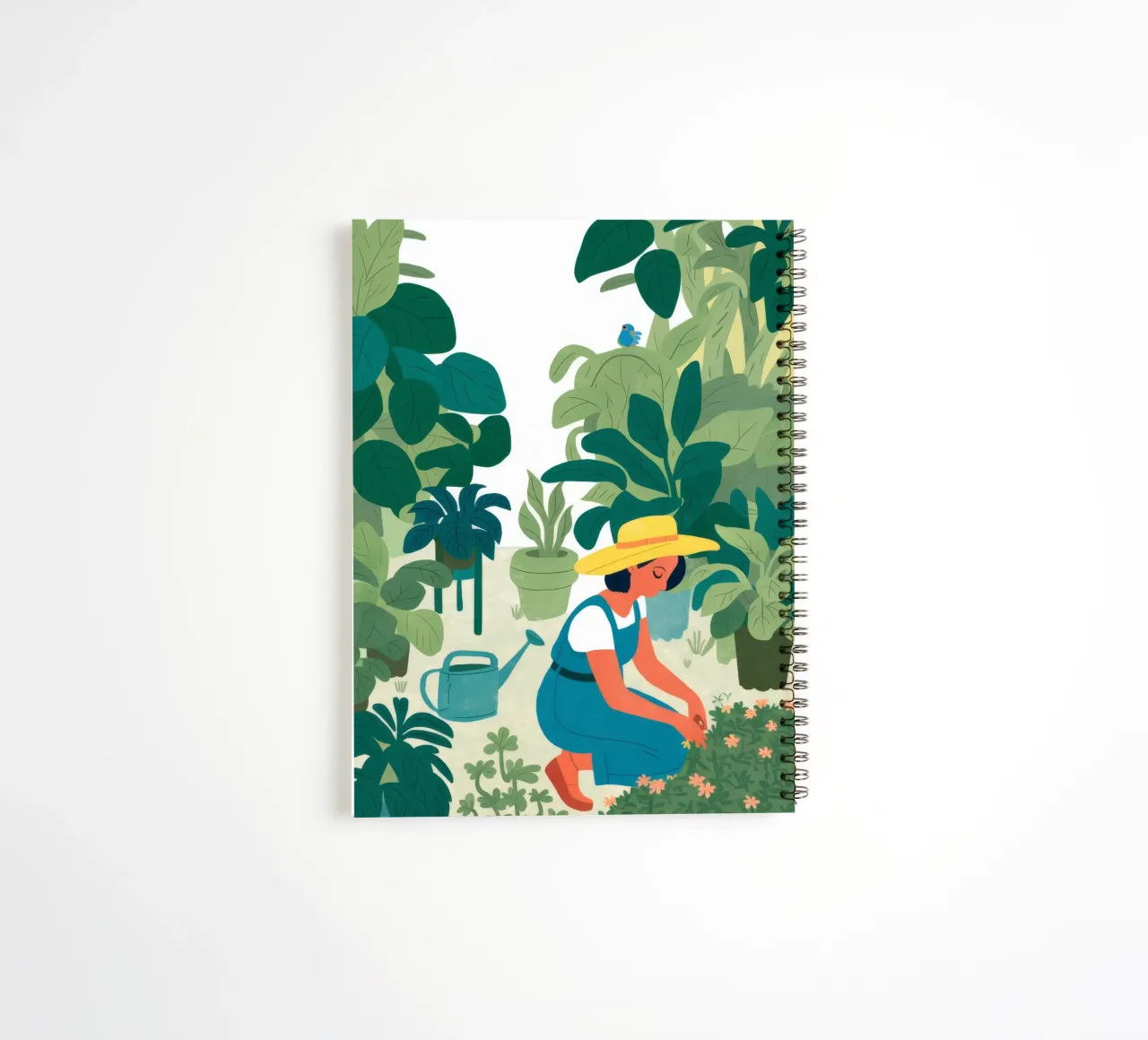Garden Time Calm spiral notebook by Arcane Shade