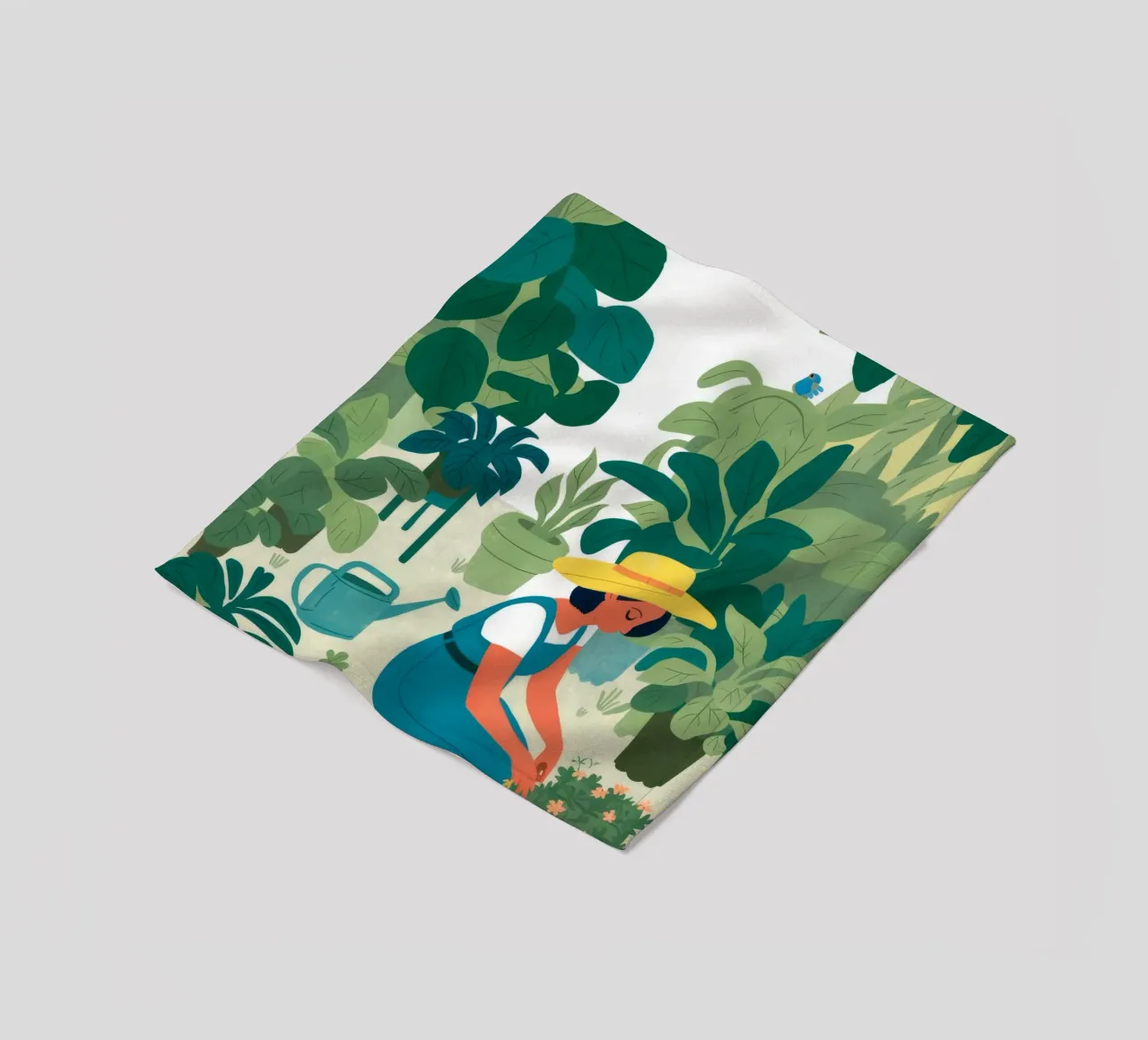Gartenzeit Calm Fleecedecke von Arcane Shade