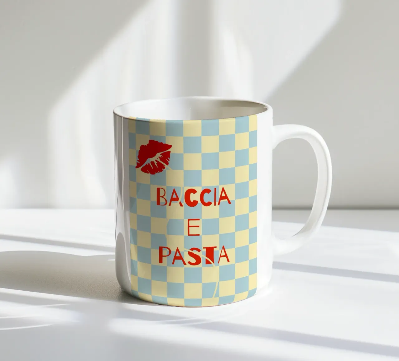 bacia e pasta. tazza in ceramica da FRICKE DESIGN
