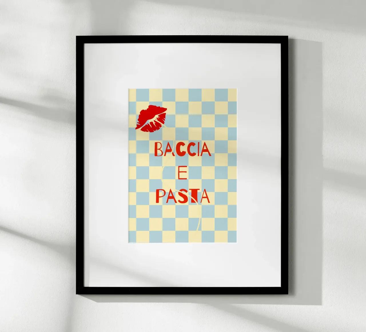 bacia e pasta. poster da FRICKE DESIGN