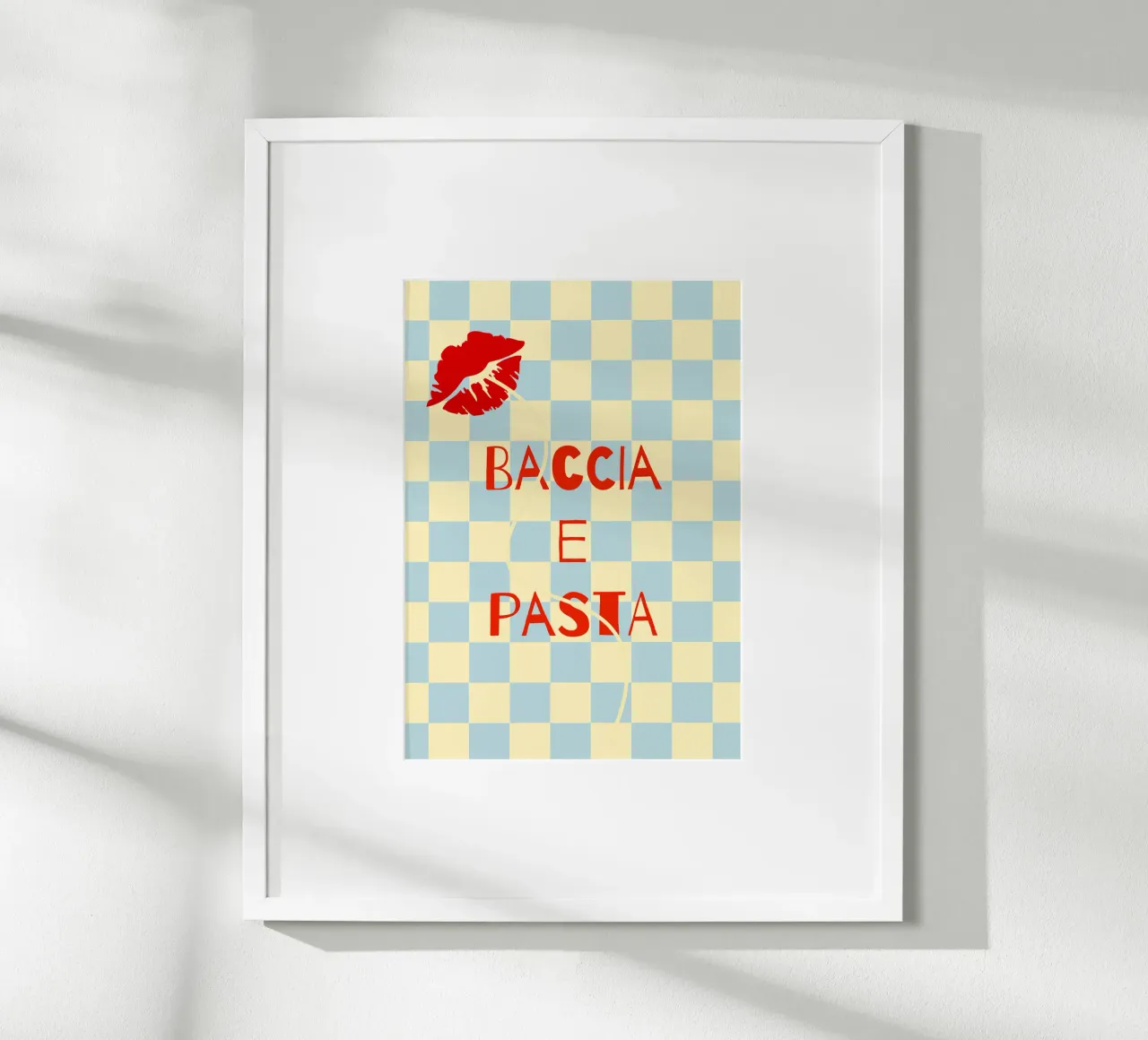 bacia e pasta. poster da FRICKE DESIGN
