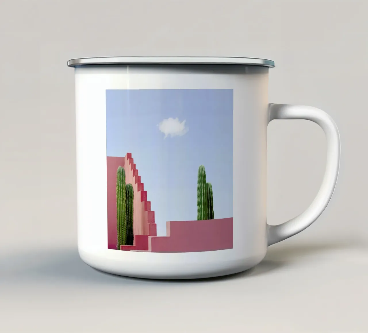 Cactus Meeting tazza in smalto da Rupert Höller