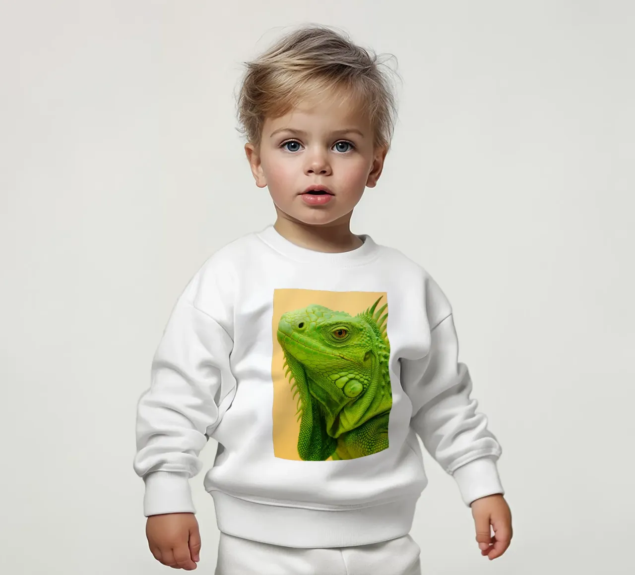 Faccia da iguana felpa neonato da kukupuu