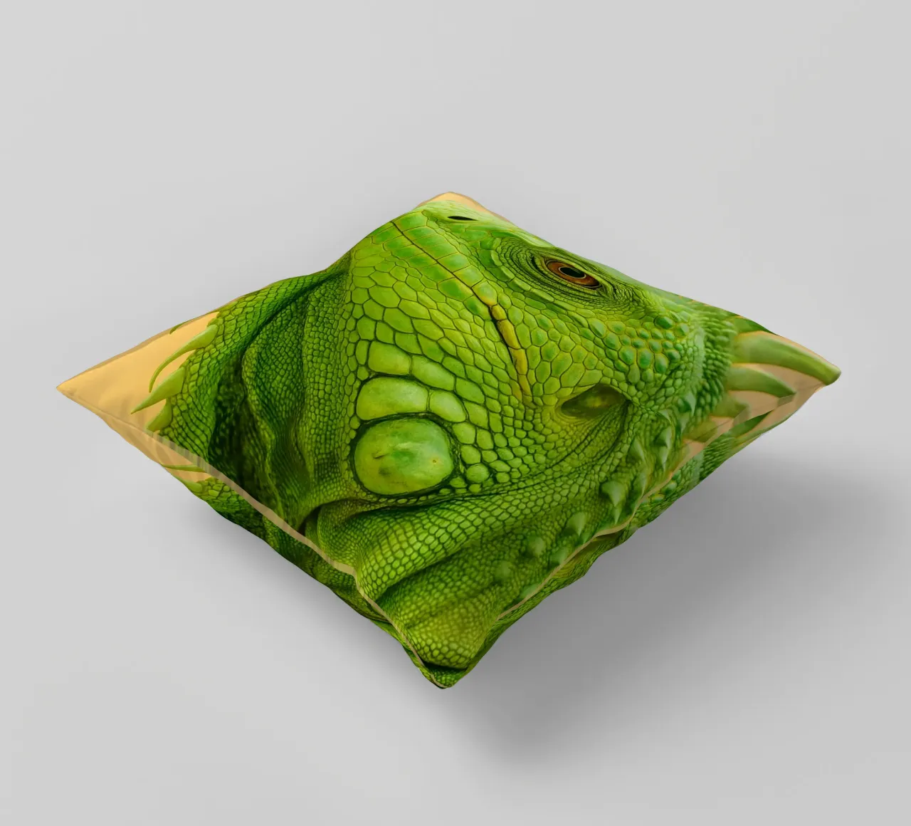 Faccia da iguana cuscino da kukupuu