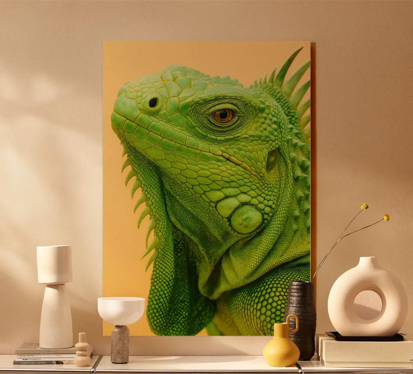 Faccia da iguana plexiglass da kukupuu