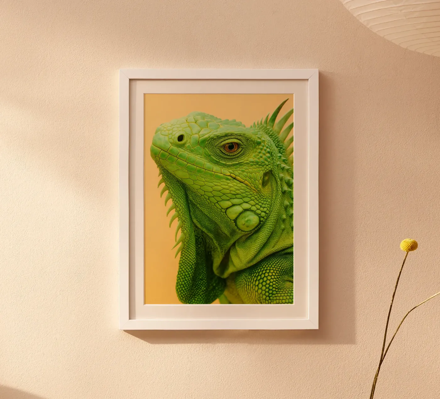 Iguana Face poster by kukupuu