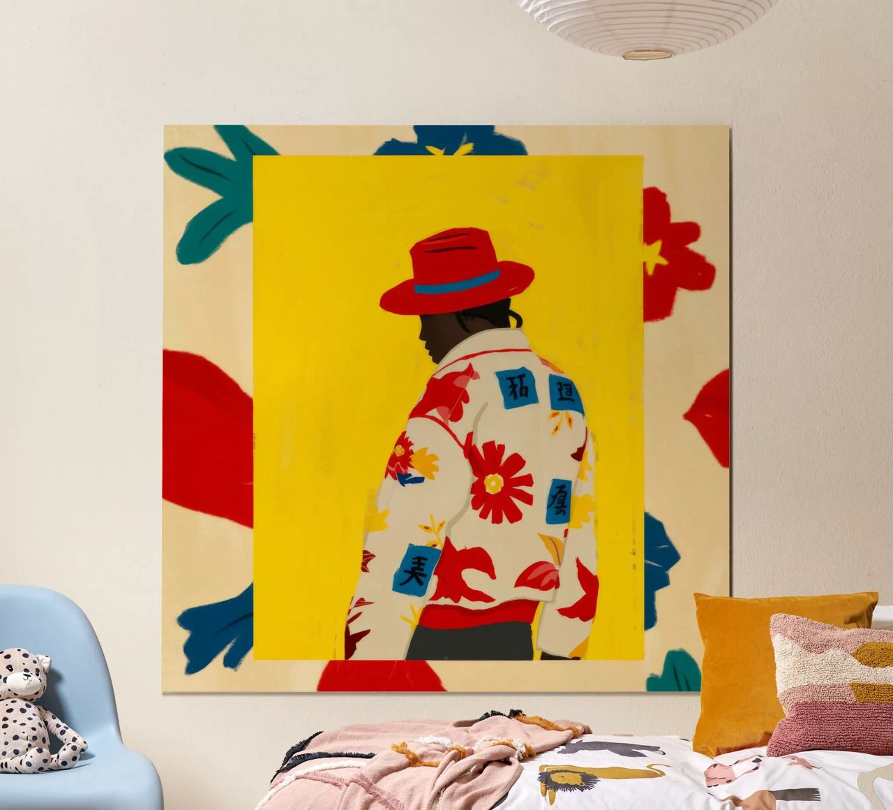 Bloemen overhemd vibe poster van Arcane Shade