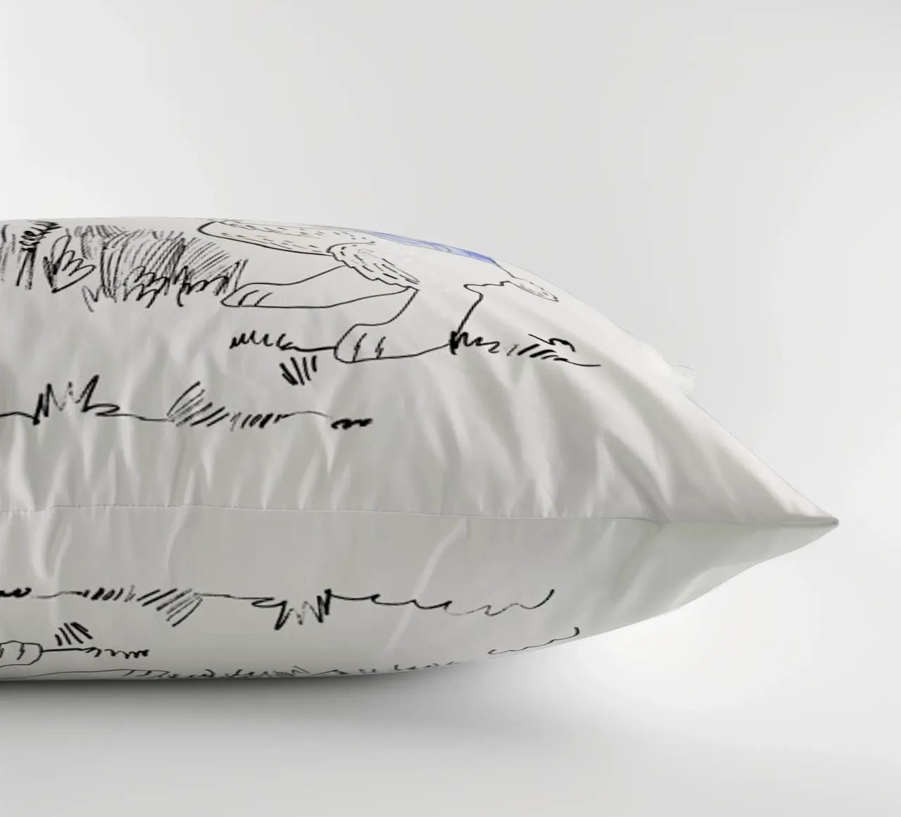 I'm Late cuscino da Little Flourishes