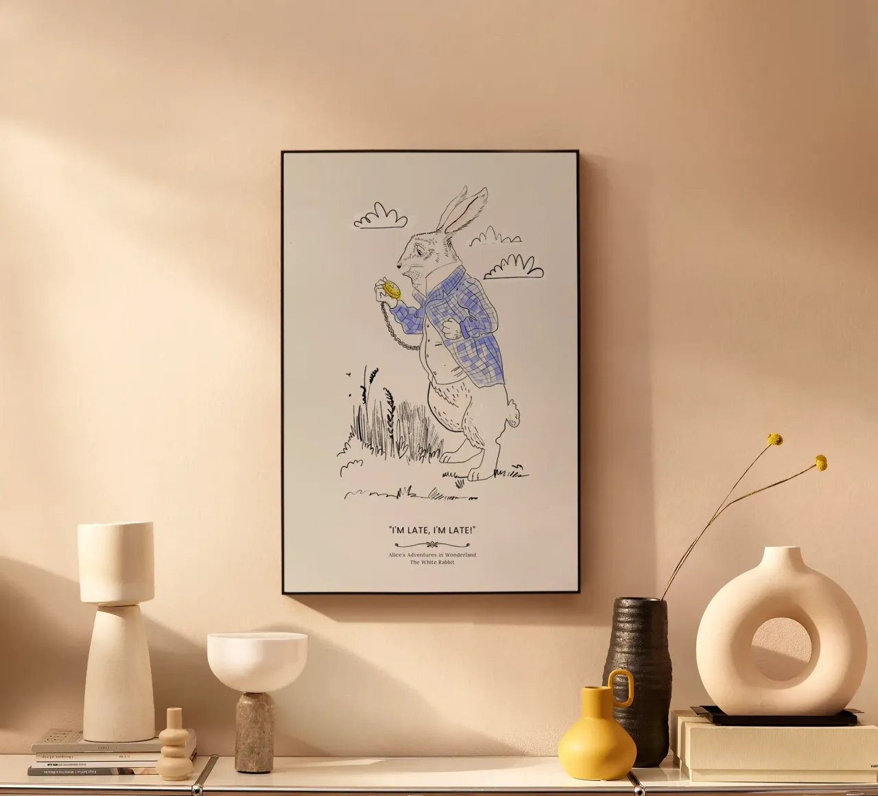 I'm Late plexiglass da Little Flourishes