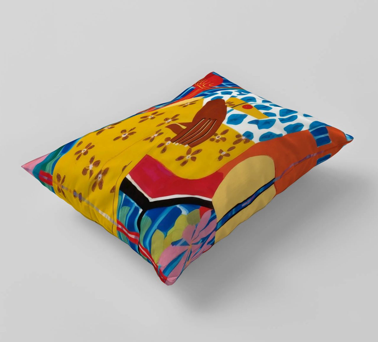 Patterned Peace Room decorative cushion by Arcane Shade