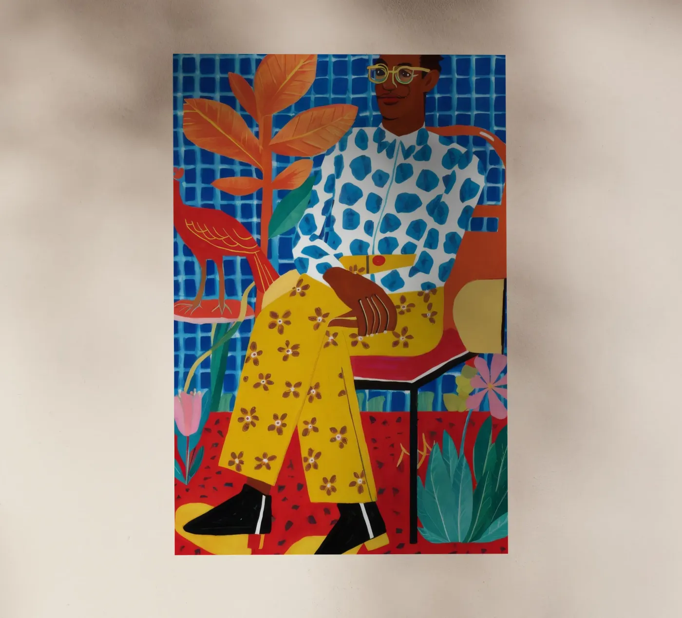 Patterned Peace Room pellicola backlit da Arcane Shade